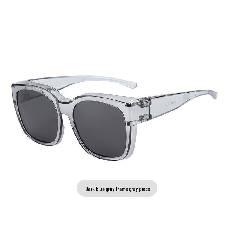 TR Polarized Cycling Glasses: Dual-use Myopia Clip-on, Fashionable Photochromic Sunglasses