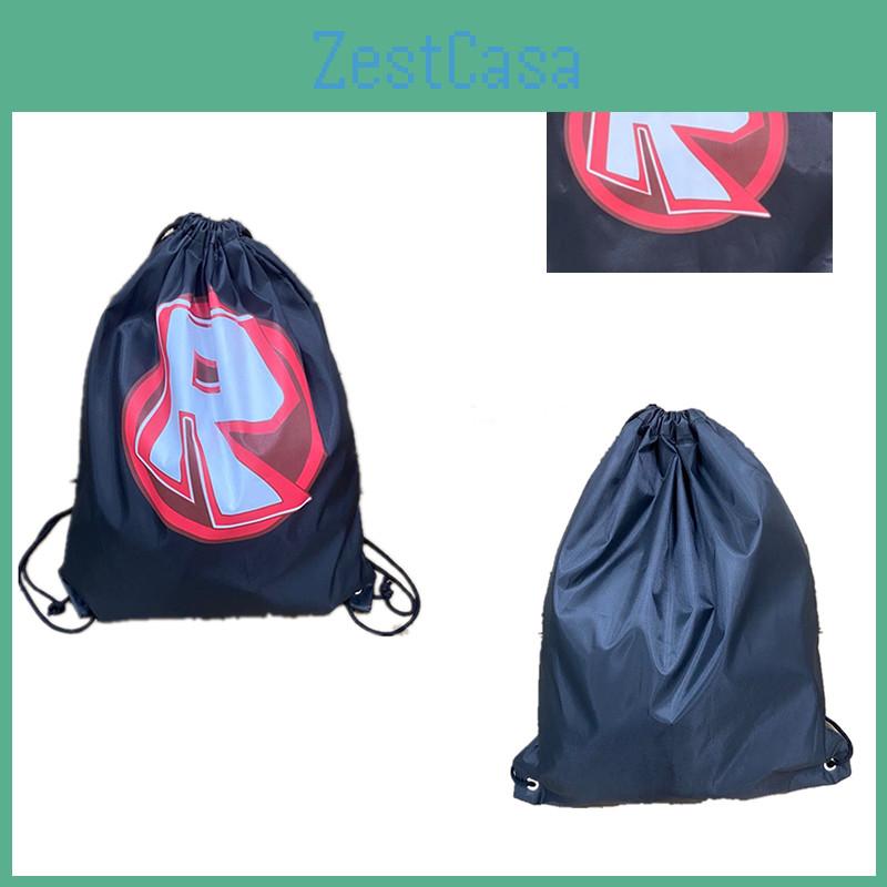 Roblox Backpack For Boys And Girls Durable And Waterproof With Drawstring Closure