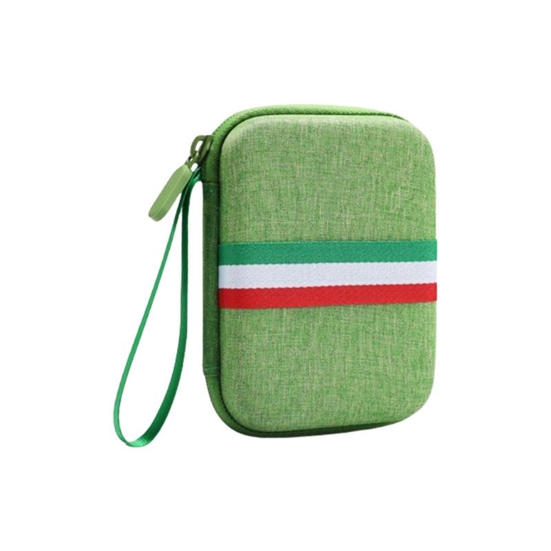 

Protector Case Storage Box for TRIMUI BRICK TG3040 Scratchproof Bag Handheld Game Console Carrying Case with Mesh Pocket зелёный