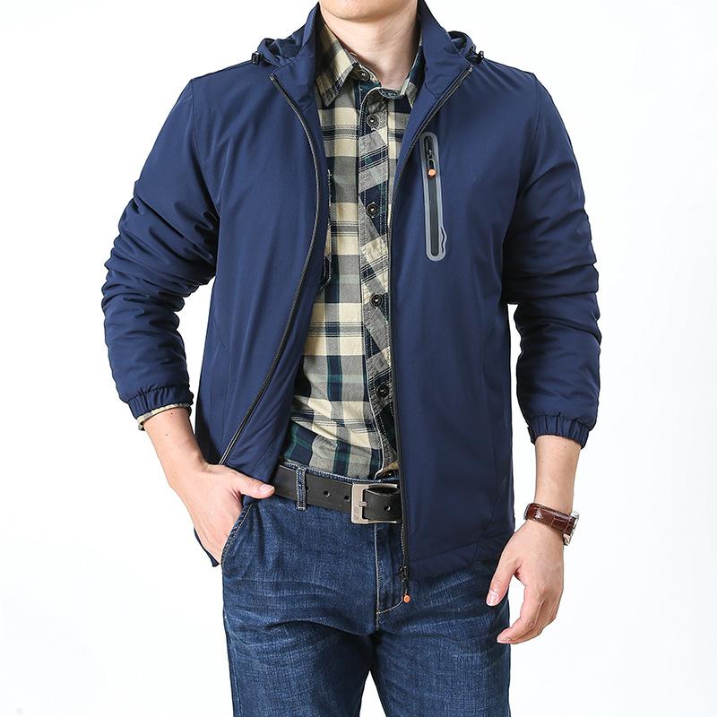 Spring and Autumn New Style Velvet Thickened Warm Stretch Jacket Men's Outdoor Four-sided Elastic Quick-drying Breathable Jacket