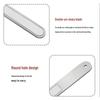 Ultra-Thin Stainless Steel Nail Art File - Straight Strip for Polishing and Shaping