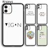 Go Vegan Food Vegetarier VEGGIE Zitate Für iPhone 17 Air 16 Handyhülle Cover 15 14 plus 12 13 pro max