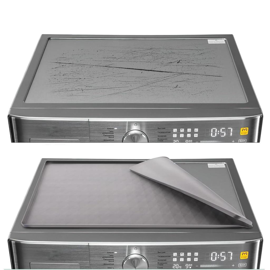 Silicone Washer/Dryer Top Protective Pad: Waterproof, Dustproof, Anti-Scratch Cover