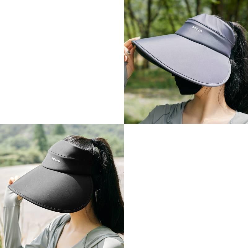 Chic Summer Sun Protection Hat For Women With Open Top And Fast Drying Fabric Technology