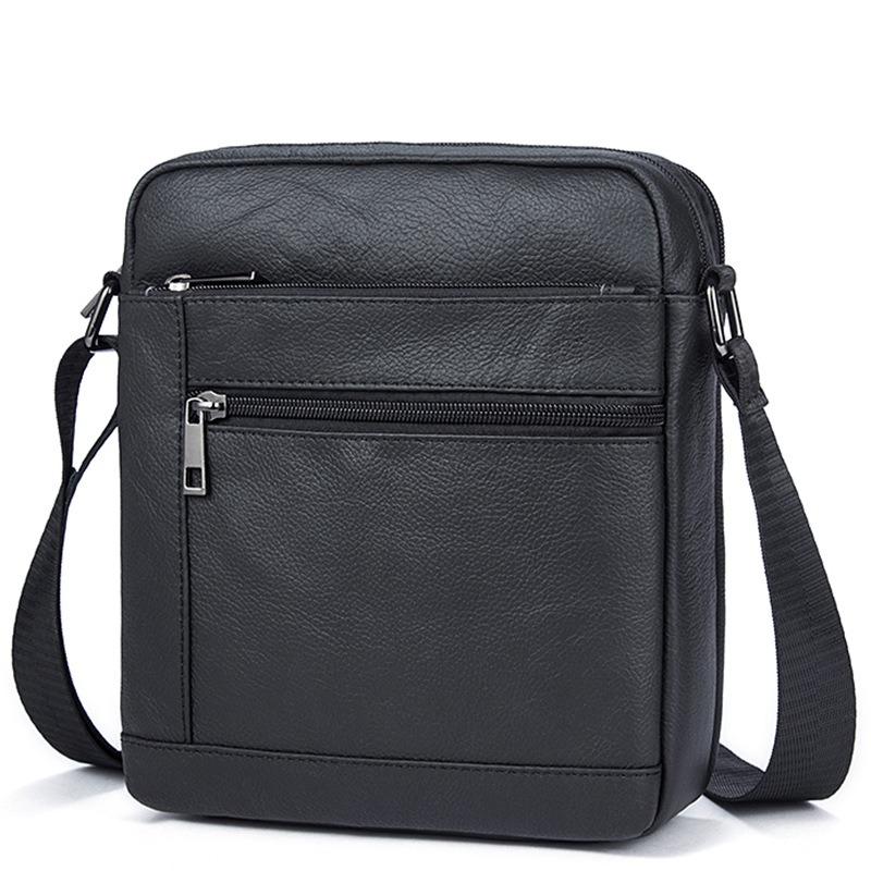 Borsa alla moda in pelle a spalla singola, Borsa a tracolla quadrata multifunzionale, Borsa a tracolla casual