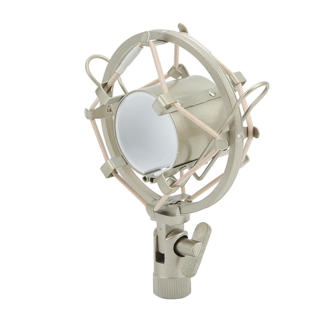 Microphone Shock Mount 47‑57mm Mic Anti Vibration Holder Adapter Clip for Live Streaming Recording