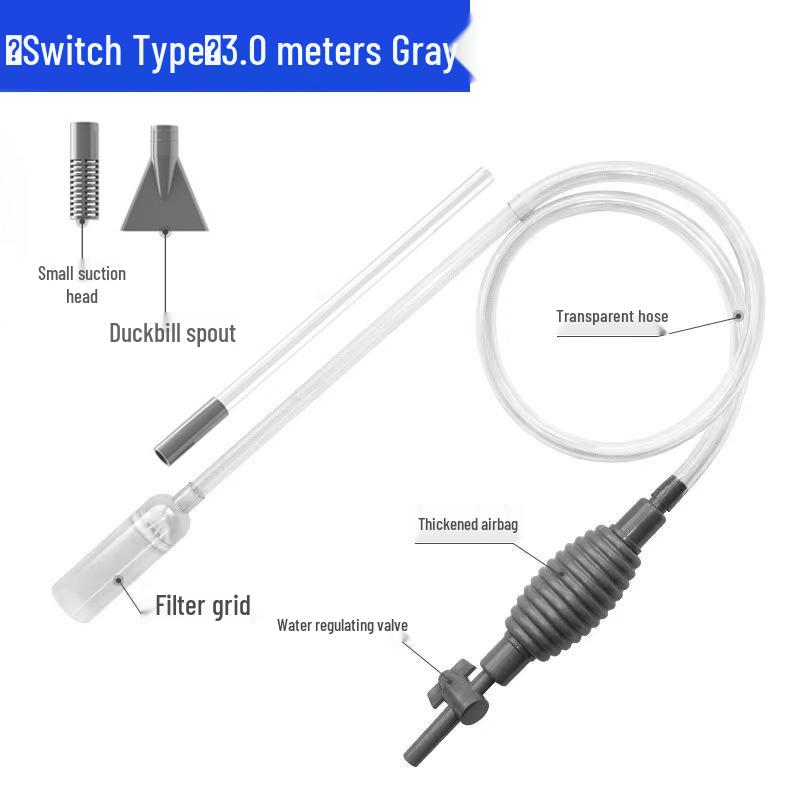 Automatic Fish Tank Water Changer & Cleaner with Siphon Tube for Small Tanks