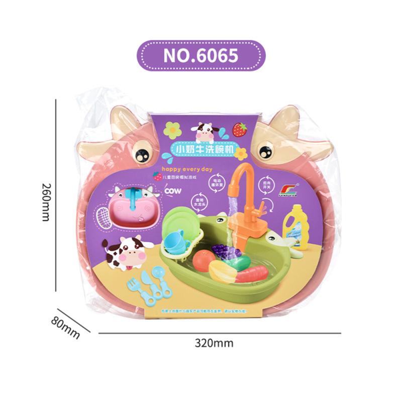 Küchenspüle, Waschbecken-Spielzeug mit fließendem Wasser, Spielhaus, Küchenspüle, Rollenspiel-Spielzeug für Kleinkinder