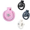 FRRK-216C Plastic Male Bondage Sex Chastity Cage Four Colors Four Sizes Bdsm Resin Penis Cage with Built In Chastity Locks
