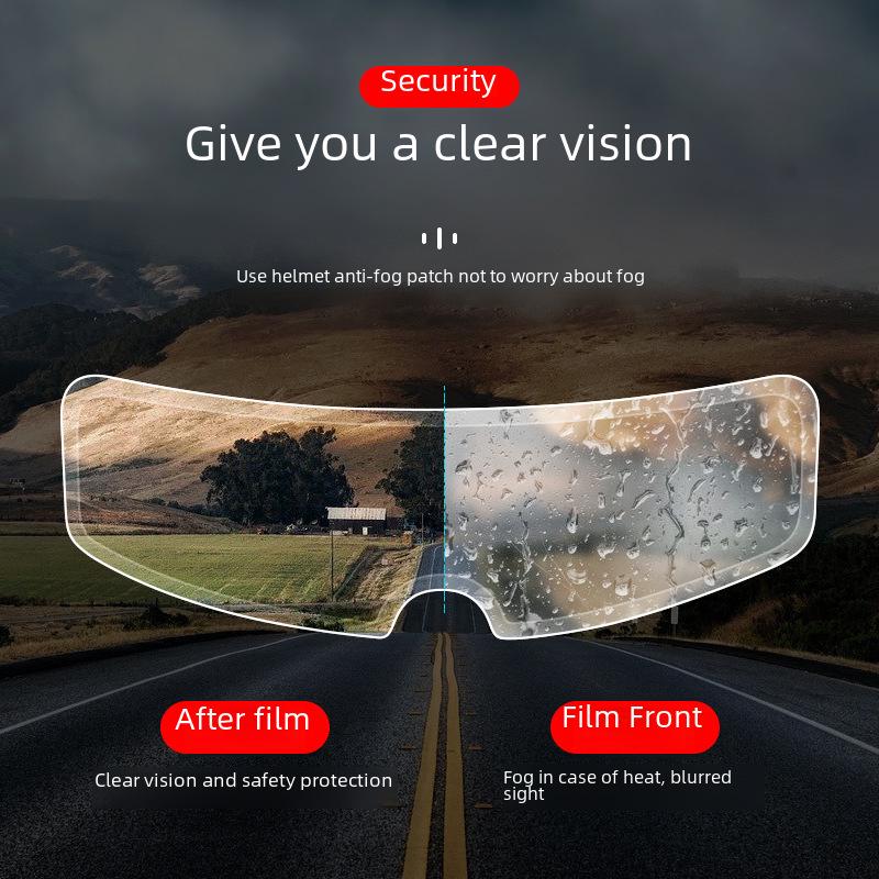 Zhongtai Youpin Klarer Fahrradhelm Regendicht & Antibeschlagfolie