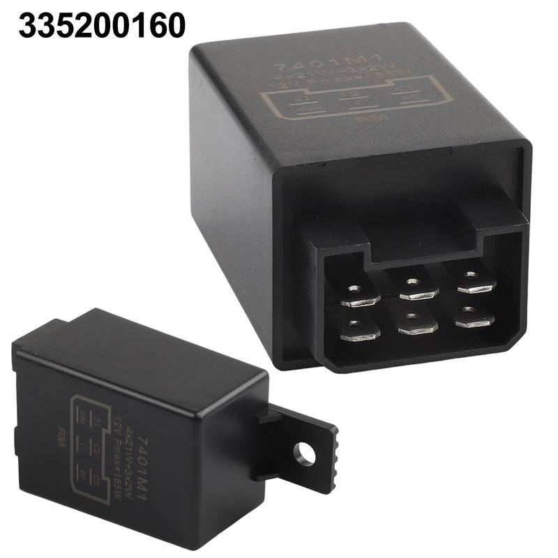 12V Flasher Sensor Relay for Tractors and Vintage Vehicles 6 Pin Connection Reliable Performance with OEM 335200160