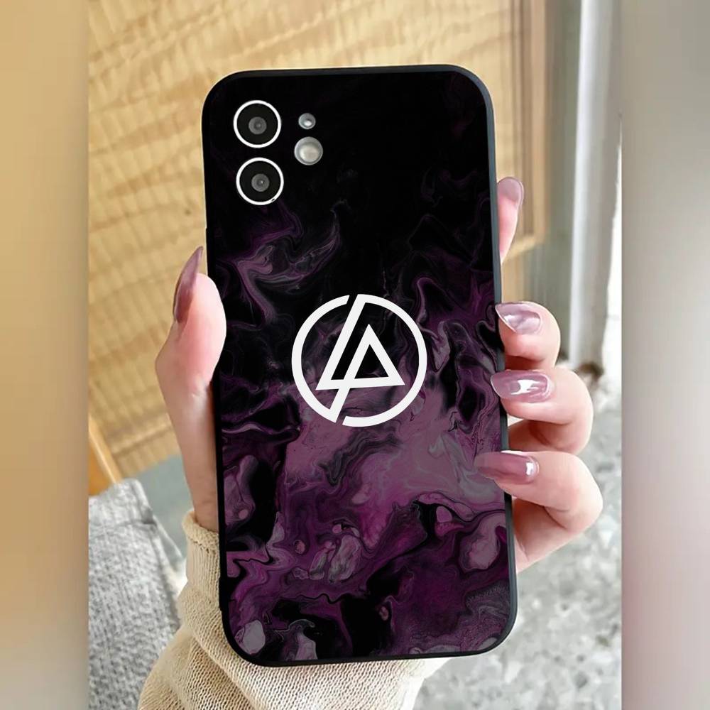 Rock Band L-Linkin Park Phone Case Cool Black Silicone Soft For IPhone 16 15 14 13 12 11 X XR Plus Pro Max Plus