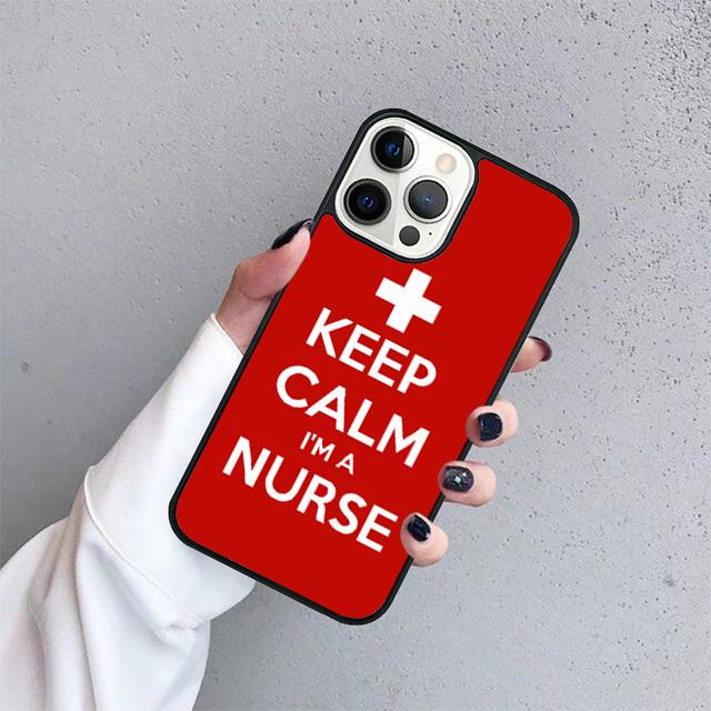 Cute Cartoon Medicine Nurse Doctor Phone Case Cover For iPhone 17 Air 15 16 Pro Max 14 13 12 11 Pro Max Plus