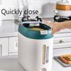 5KG/10KG Rice Dispenser Kitchen Organizer And Storage Container Home Box Cereal Jar Food Storage Jars