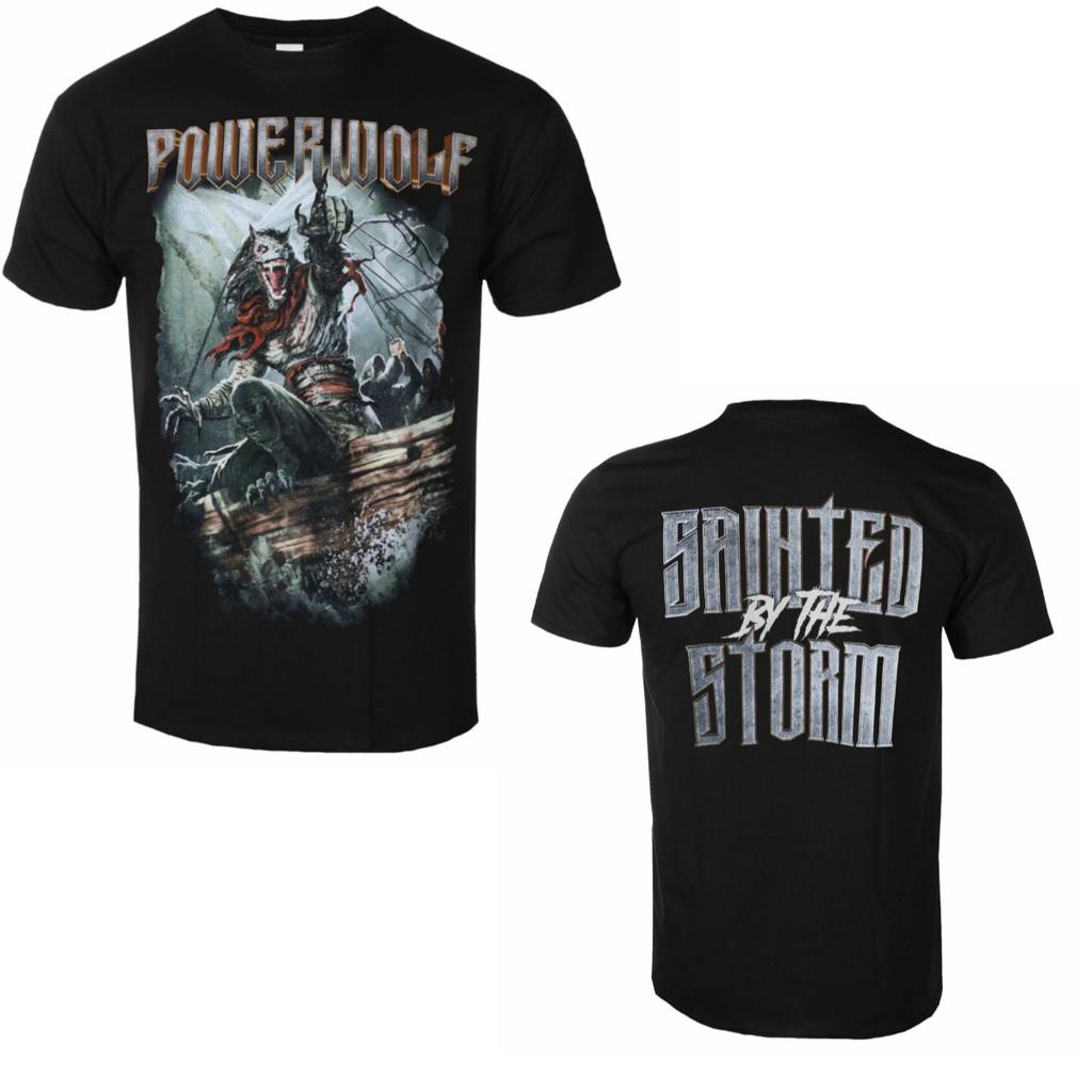 Powerwolf Band Graphic Cotton T-shirt Unisex Summer Short Sleeve Fashion Brand Tee Luxury Casual Vintage Retro Top