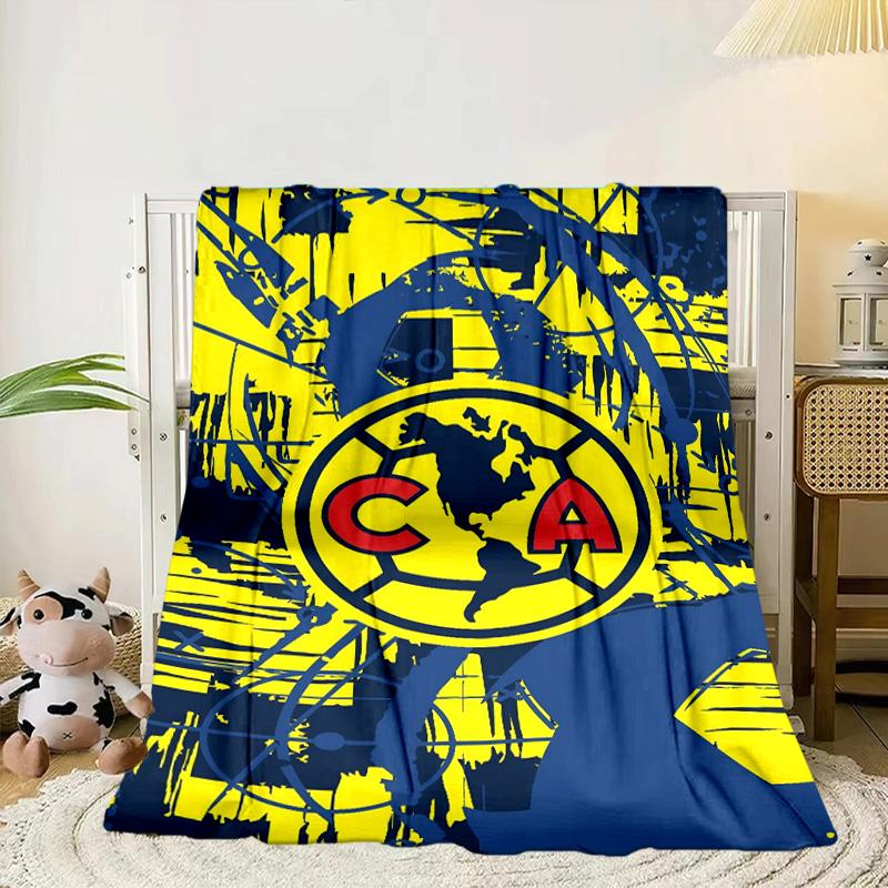 Club America Emblem Portable Blanket/Soft Blanket Bedding Blanket Suitable for Travel Camping Living Rooms Offices Sofas Fan Gifts