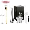 Capsula di Caffè Per Nespresso Inissia Krups YY1531FD Filtro Caffè in Acciaio Inossidabile Macchina per Schiuma di Caffè Riutilizzabile