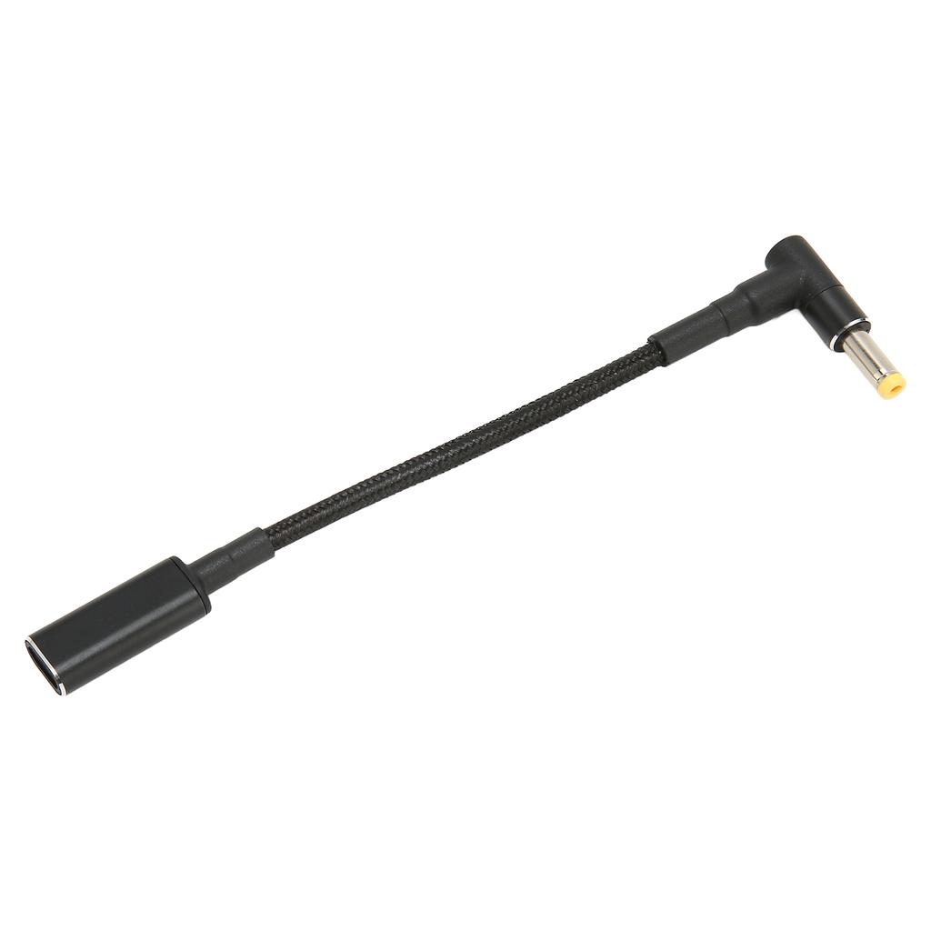 USB Type C Female to 4.8x1.7mm Male Adapter Cable Dual PD E MARK Chip Portable 100W USB Type C