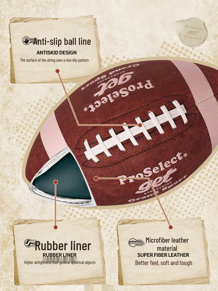 Kids Retro Rugby Number 9 & 6 Flag Football Jersey