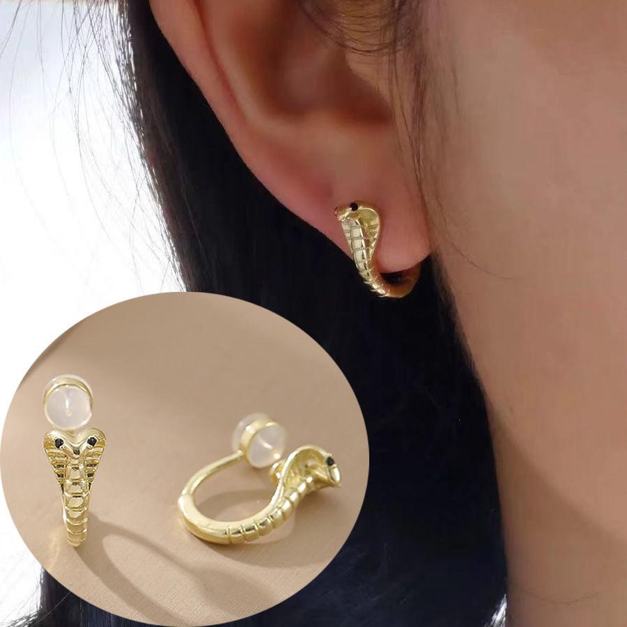Delicate Ear Loops for Silicone Animal Earrings Without Piercing Ear Clips
