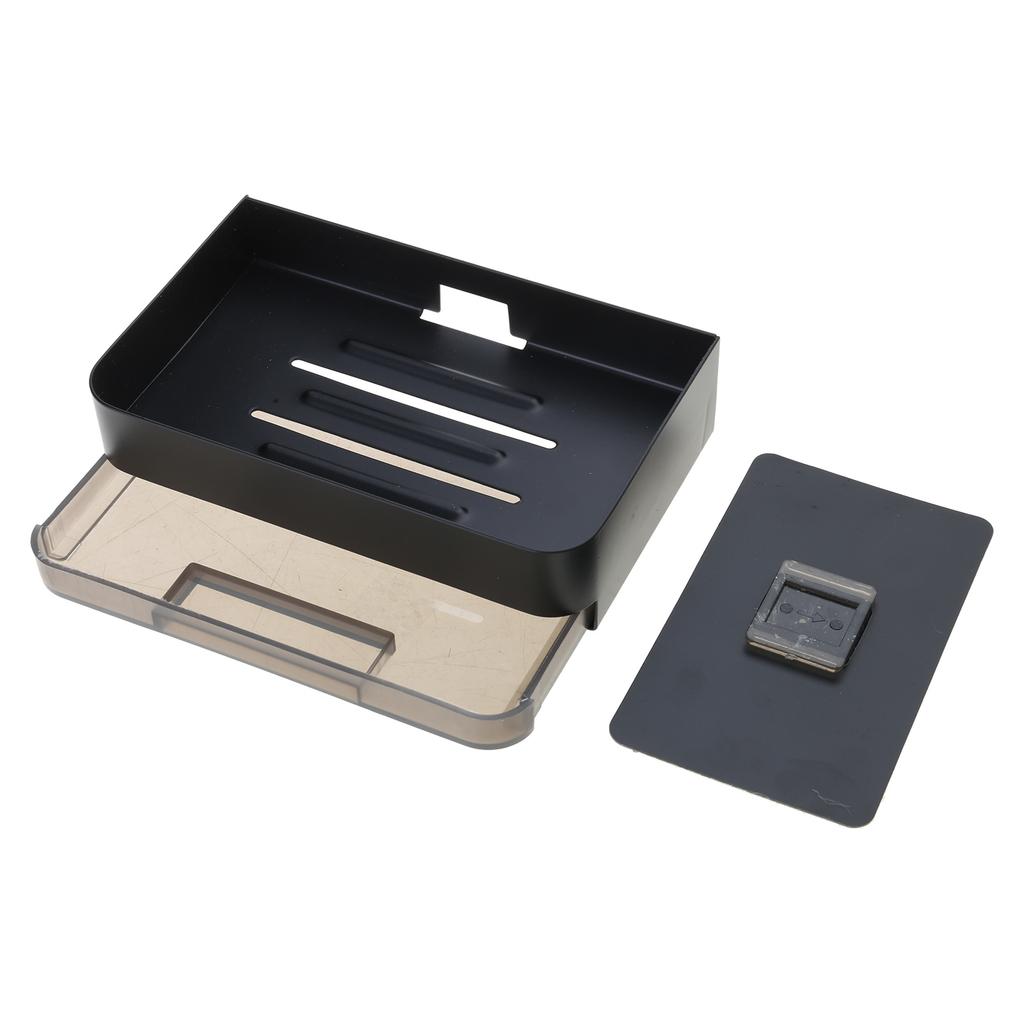 Aluminum Alloy Soap Holder Bathroom Soap Dish With Drain Water Wall Soap Dish Bathroom Accessories