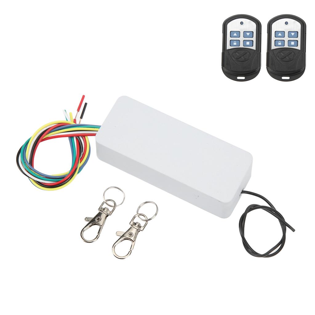 Ouvre-porte de garage 433 MHz Interrupteur de télécommande sans fil pour portails électriques roulants coulissants LED
