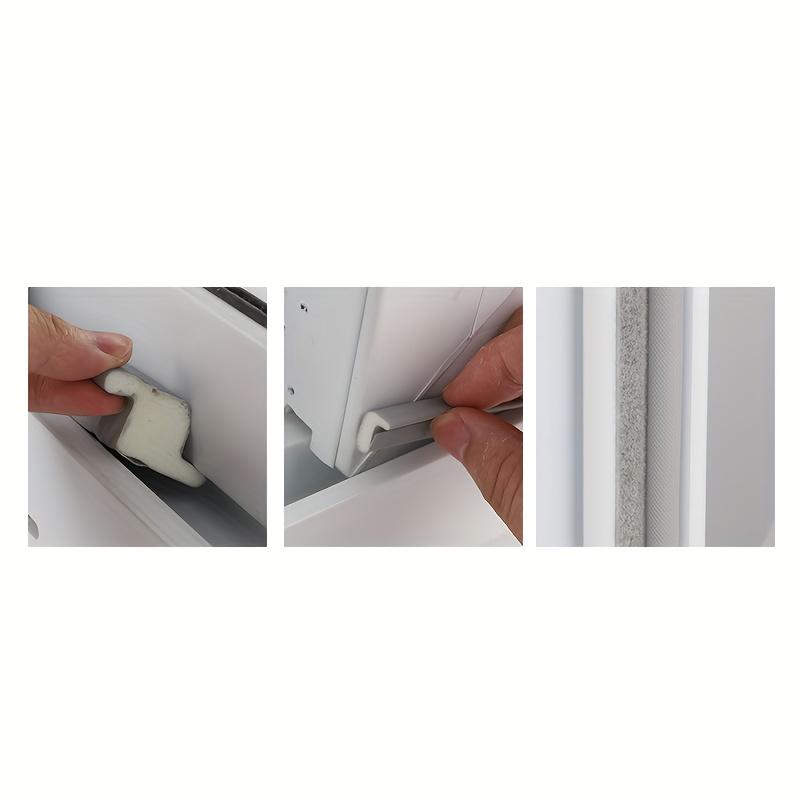 [1 Roll Z-Shaped Strip] Windproof Soundproof 1 Roll Z-Shaped Plastic Window Sealing Strip | Easy Install,Durable Door and Window Seal,Sound Insulation