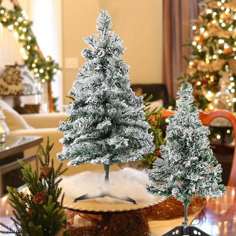 1Pcs Artificial Christmas Tree with Snow White Snow Pine Fir Xmas Tree Home Party Garden Decor New Navidad Favors Gift