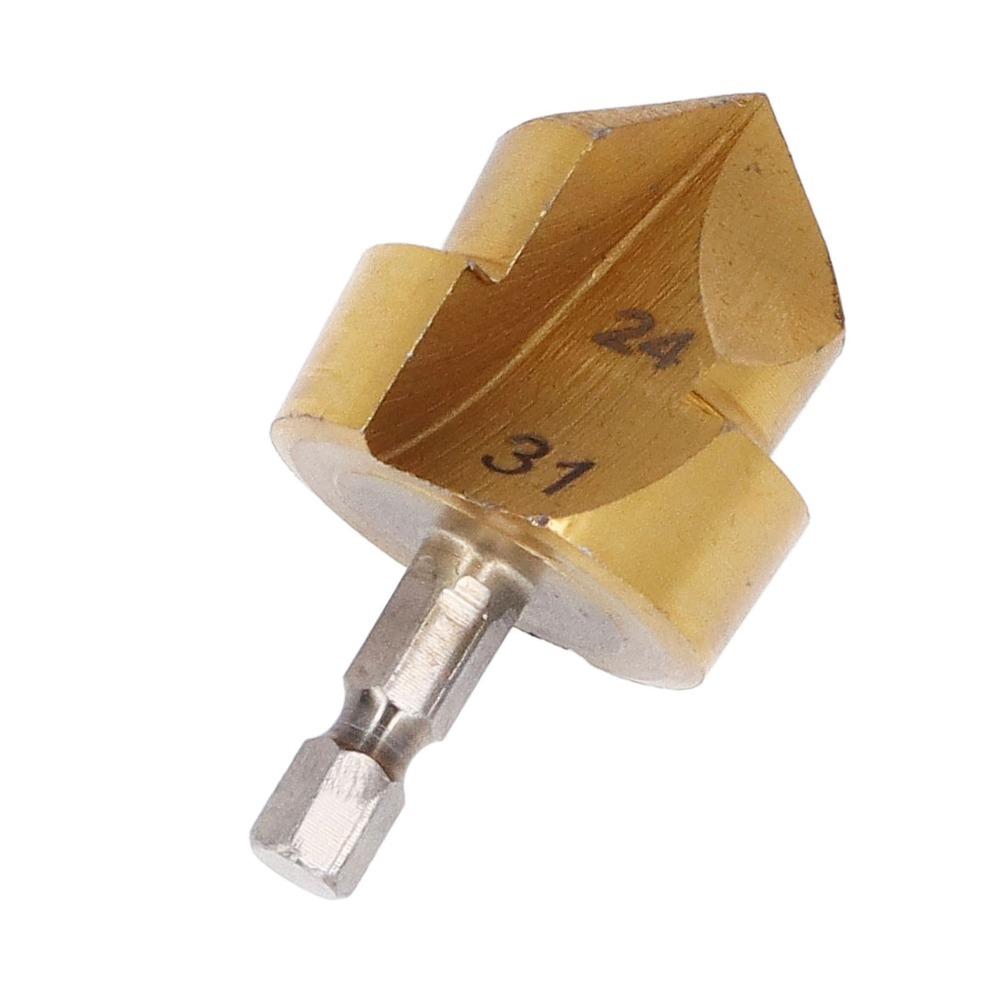 1/4 Inch Shank Countersink Drill Bit Hex Shank Core Drill Bit Reamer Drill Water Pipe Drilling