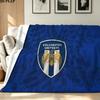 Colchester Utd FC Print Flannel Blanket High Quality Warm Comfortable Cover for All Seasons Perfect for Gifts Home Decor