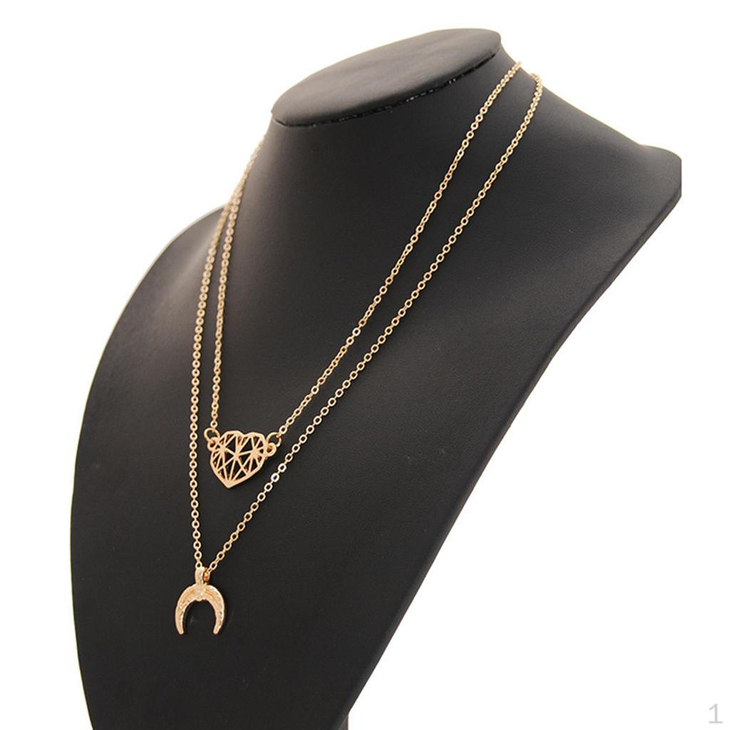 

Pendant Choker Chain Charms Double