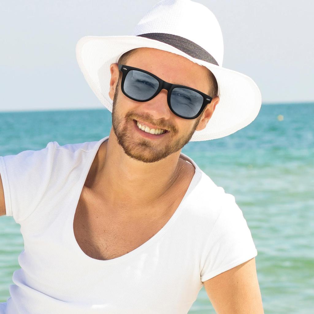 Sunglasses for Men and Light Wellington Sun Suitable for Driving [Rimerakea] Women, Blue, Polarized, Style, UV400, Protection,