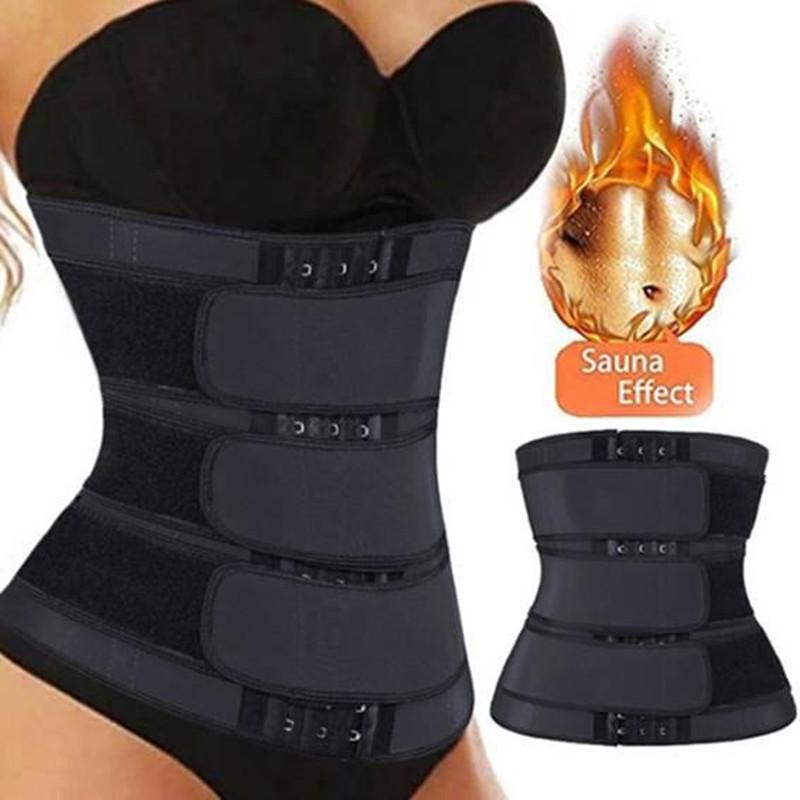 Women's Waist Trainer Trimmer Belt Waist Cincher Body Shaper Slimming Sports Girdle Plus Size