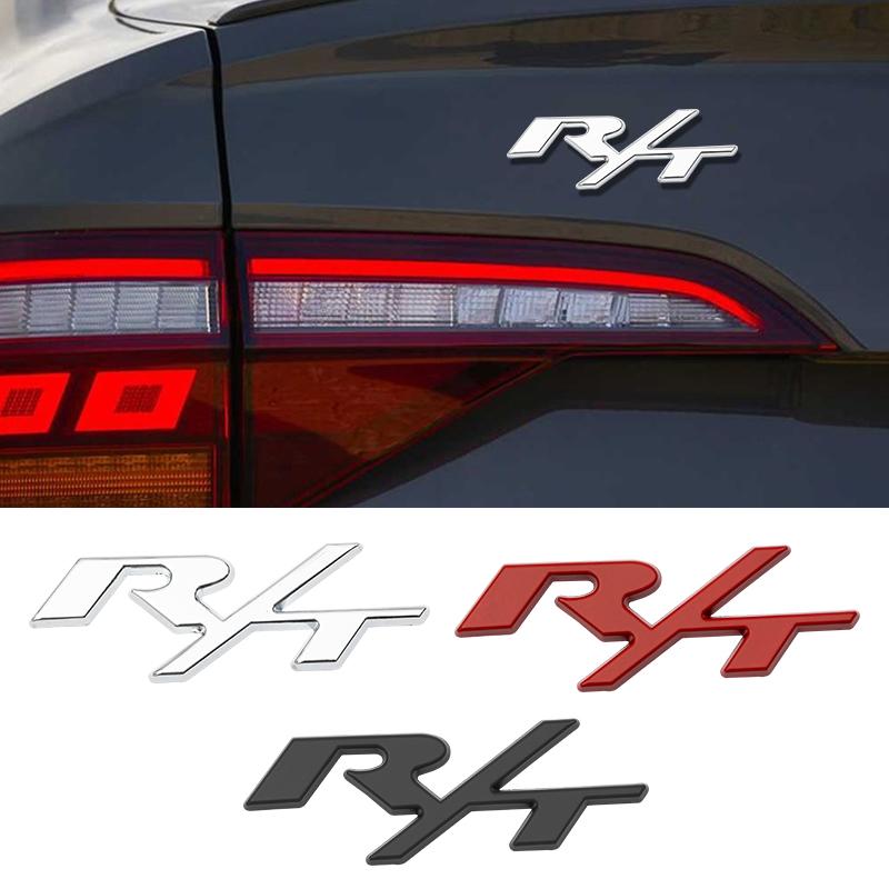 GXP1 Car Stickers 3D R/T RT Letter For Dodge Renegade Challenger Charger Ram Caliber Journey Compass Caravan Chrysler Cherokee