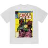 Star Wars Boba Fett Comic Cover T-Shirt White New