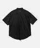 VASTIC Oversized Cotton Half Shirt_Black