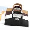 1Set Detachable PU Leather Bag Handle Bag Flap Cover with Lock Replacement Accessorie for DIY Crochet Handbag Sewing Kit