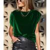 2026 New Spring/Summer Women's Fashion Casual Solid Color T-Shirt Top
