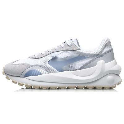 Li Ning Versatile Textile, Synthetic Leather Cushioning Slip Resistant Abrasion Resistant Lightweight Low Top AGCR034-2
