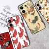 Cartoon Chicken Rooster Case For Xiaomi Redmi Note 12 11 9 10 13 Pro Plus 12S 11S 10S 9S Redmi 13C 9C 10C 12C Cover