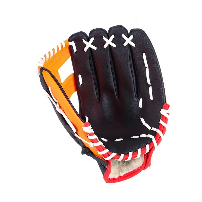 Baseball Gloves PVC PU for Children Teens Adults Team Building Training Equipment Sports Fans Supplies Catching Gloves