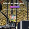 LED Wind Powered Colorful Pinwheel Light for Bike Motorcycle Decoration Safety