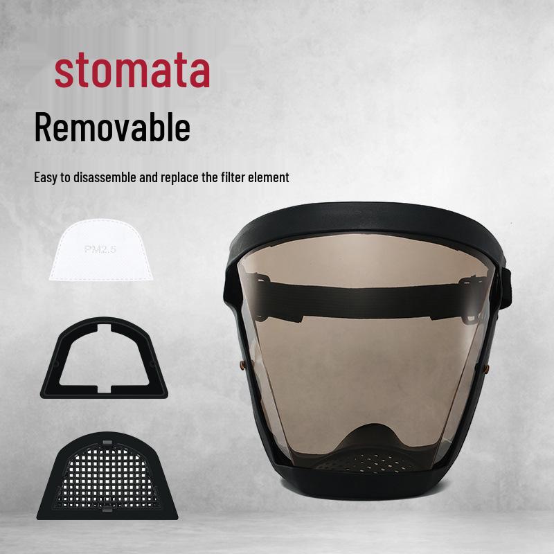 High-Definition Transparent Anti-Droplet Dustproof Protective Face Shield Goggles for Cycling