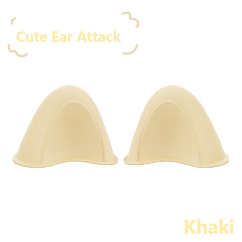2PCS Helmets Decorative Factory Direct Supply of Motorcycle Electric Vehicle Accessories Cute Cat Ears Double-sided Stickers