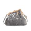 Women's bag new 2025 European and American fashion sequins retro shoulder bag ins Internet celebrity fringed messenger dinner bag