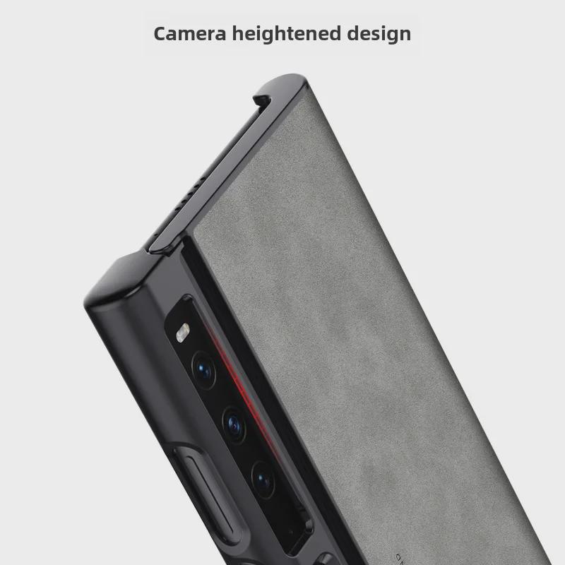 Huawei Mate XS2 Sheepskin Protective Case - Full Coverage Folding Screen Anti-Fall Cover for 5G Mobile.