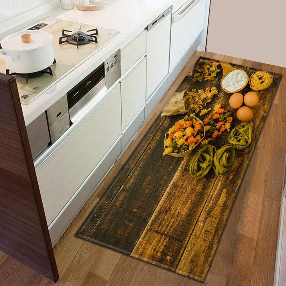 Modern Kitchen Doormat Decoration Bedroom Carpet Living Room Mat Anti-Slip Floor Home Balcony Hallway Long Rug