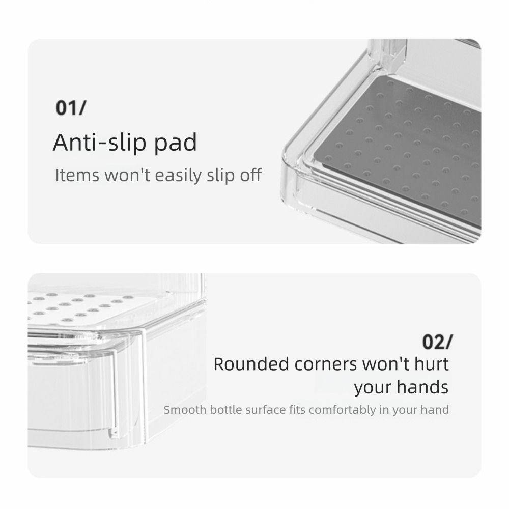 Scalable Perfume Organizer Non-slip 3 Tier Kitchen Spices Riser Ladder Shelf Storage Display Stand Cosmetics Rack