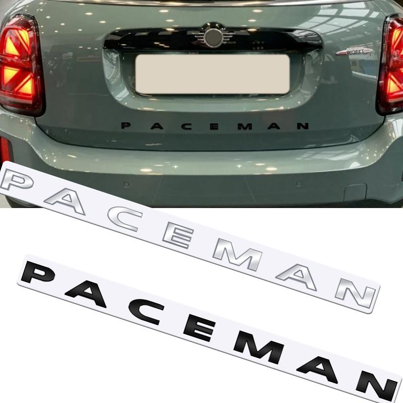 Kovový Zadní Znak Emblem Pro MINI Cooper Paceman Chromované Písmeno Logo Lesklá Černá Doplňky Samolepka