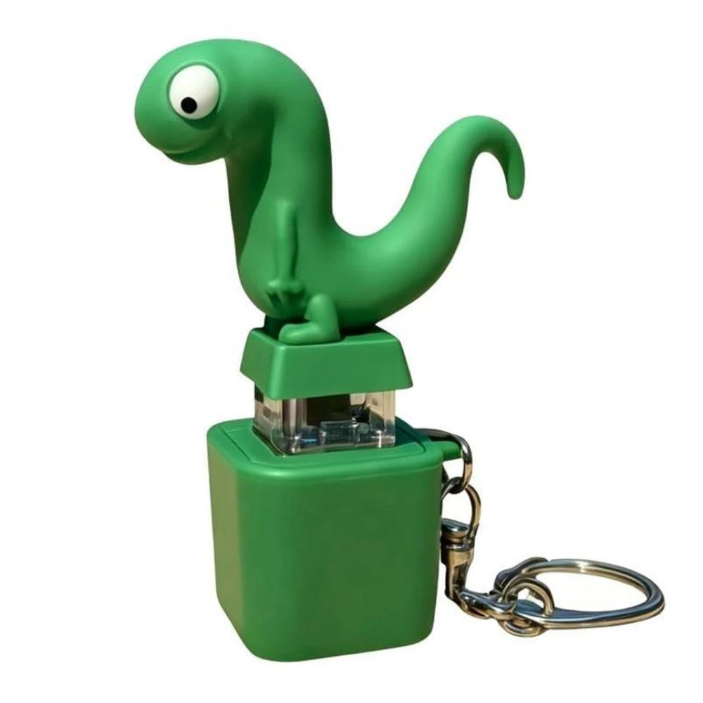 

Flash Effects Lizard Button Keychain Colorful Lights Lizard Sounds Pendant Kids Toy зелёный
